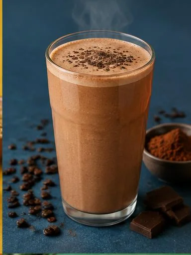 Shake mocha de café com cacau