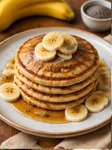 Panqueca proteica de banana