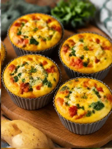 Muffin de ovo na forminha
