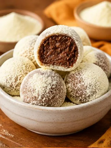Brigadeiro proteico de leite em pó