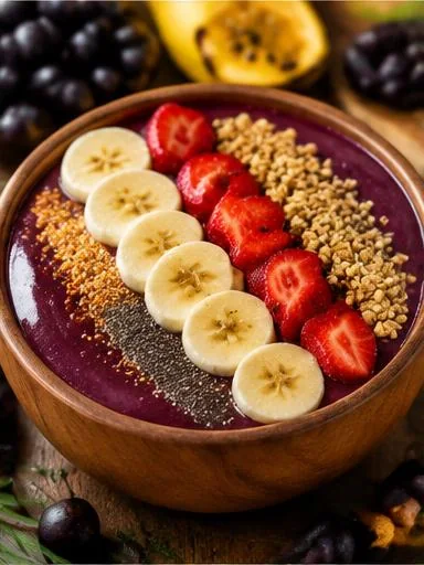 Açaí proteico de tigela