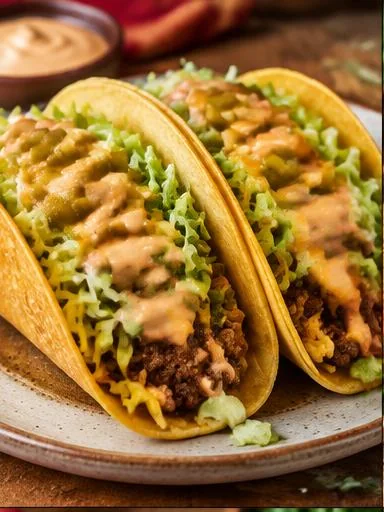 Tacos estilo Big Mac