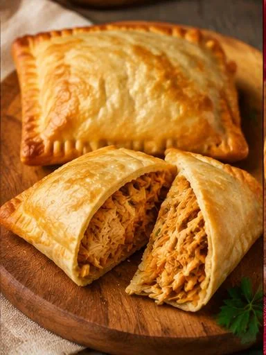 Pastel de forno proteico de frango
