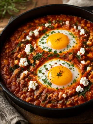 Shakshuka fit com grão de bico