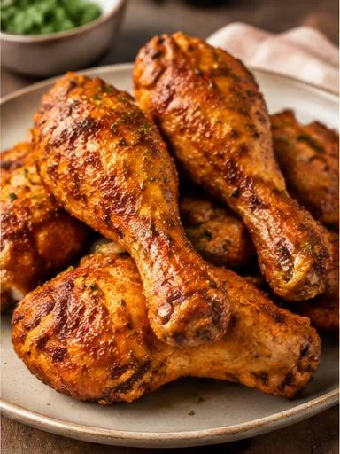 Coxa de frango crocante na airfryer