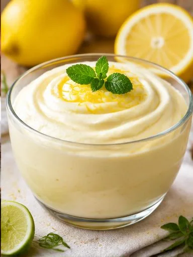 Mousse de limão com iogurte