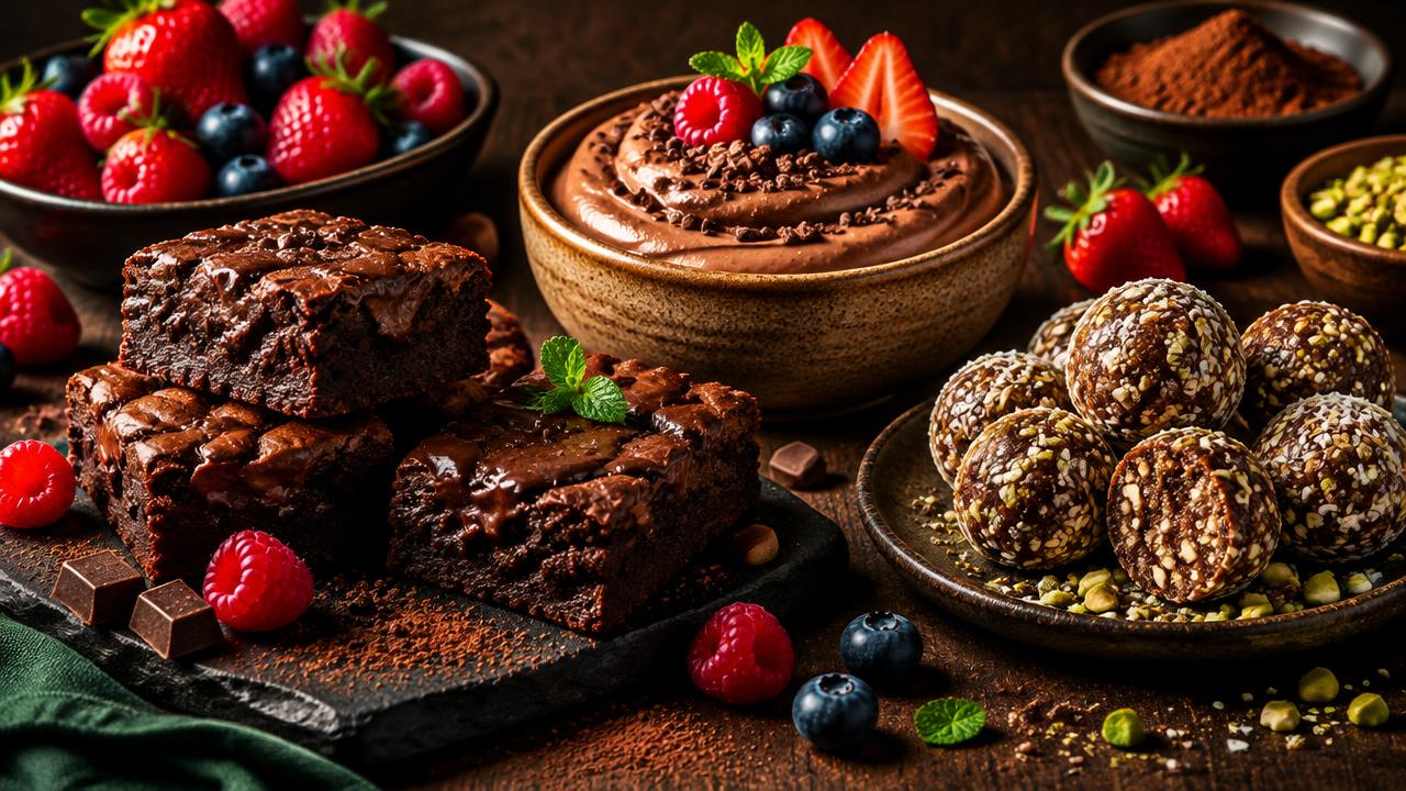 Seleção de Doces virais proteicos